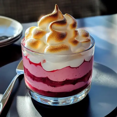 Cremiges Himbeer-Dessert ohne großen Aufwand